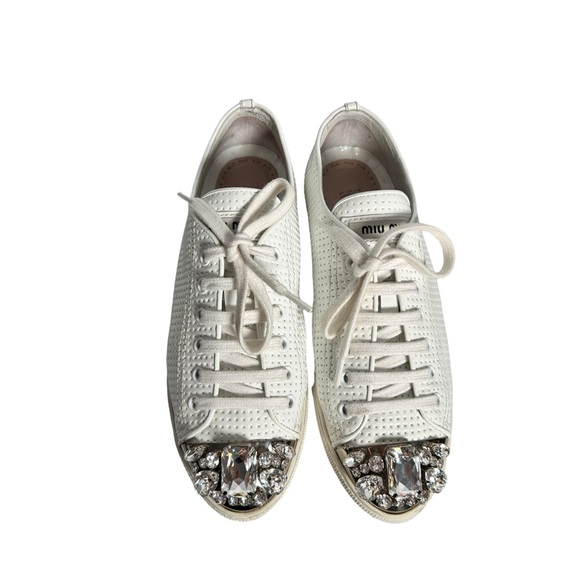 Miu Miu Cristals Sneakers - Picture 1 of 4
